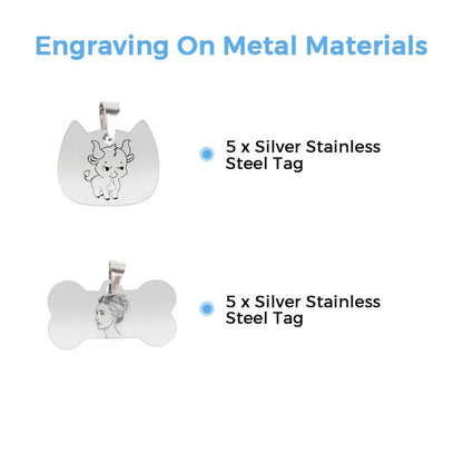 Laservii 75 Pieces Engraver Material pack - Laservii Store