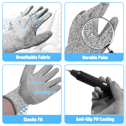 Laservii Cut-resistant gloves L level 5 cut-resistant PU