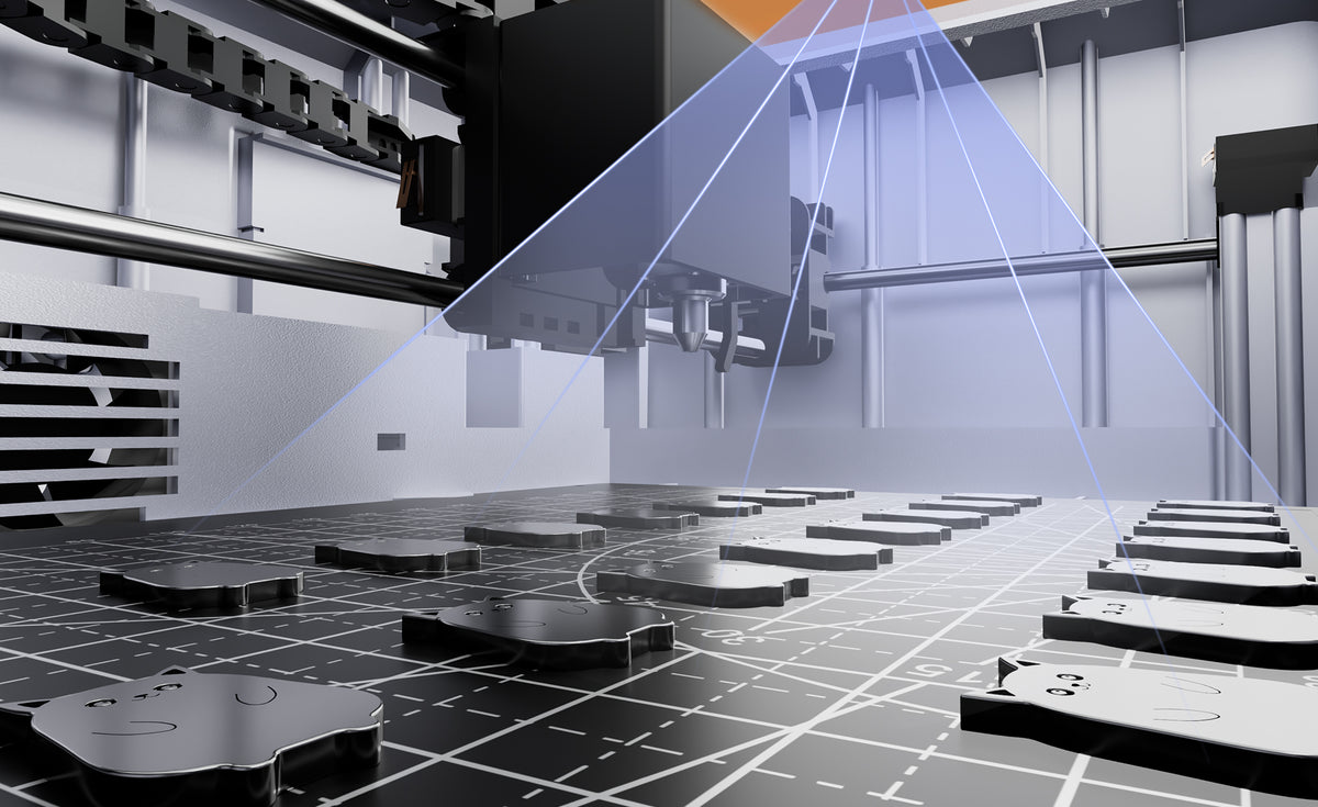 Seamlessly detect edges, contours, and materials for accurate processing and effortless setup.