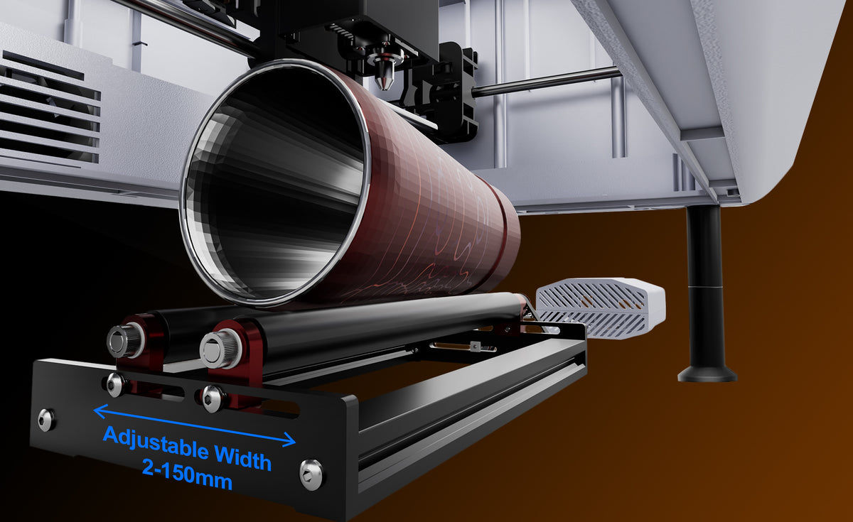 The precision adjustment feature easily accommodates cylindrical objects up to 150mm in diameter, securely gripping everything from slender pen barrels to classic glassware.