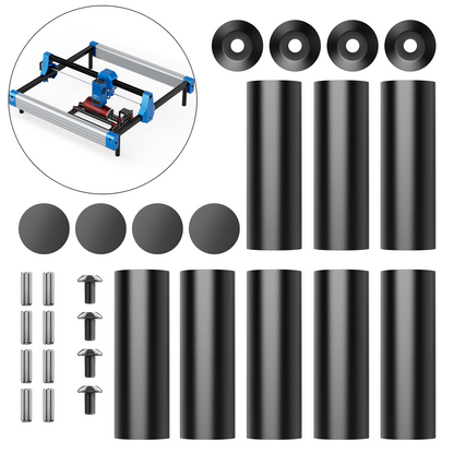 Laservii Risers for Laser Engraver (8-pack)